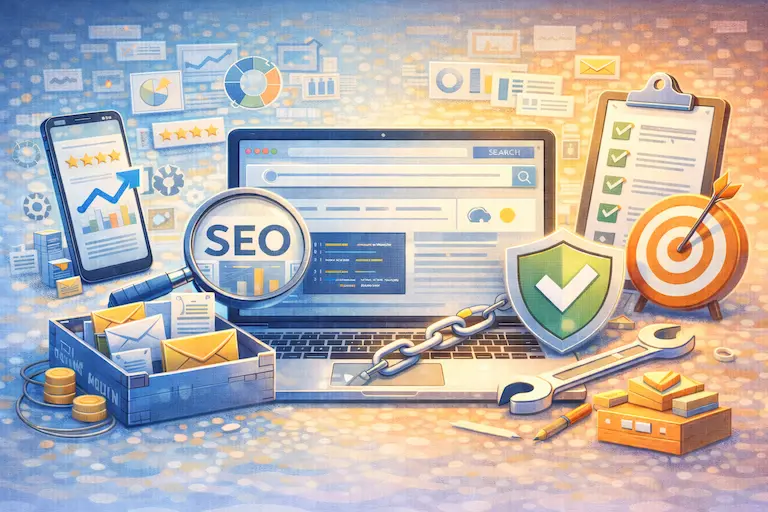 On-Page SEO Services: Modern Template for Ranking Service Pages