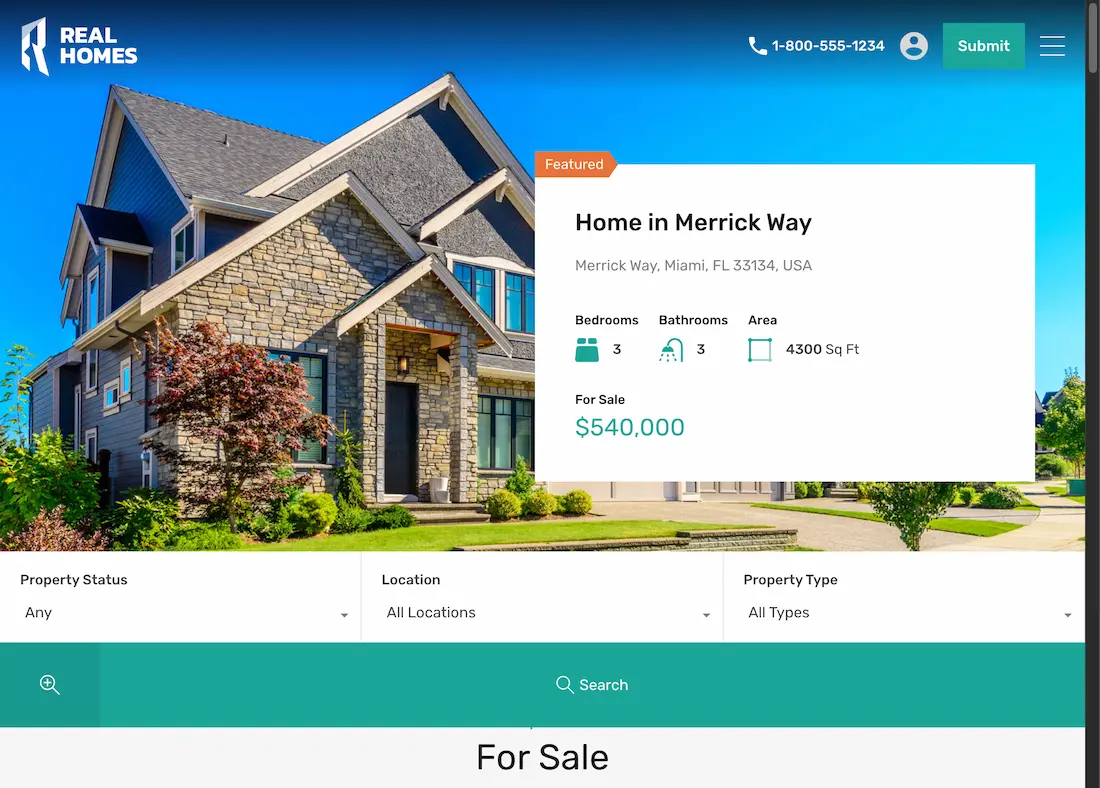 real estate web design